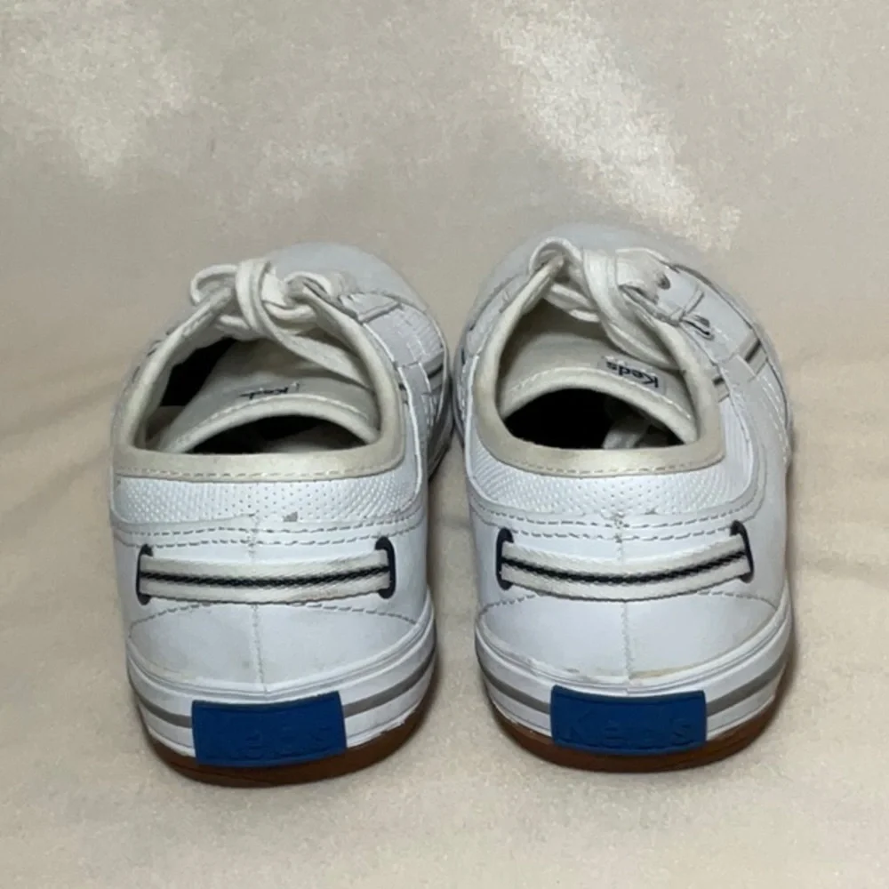 Keds White Lace Up Leather Ortholite WH53121 Sneaker Womens Sz 5.5 - Picture 6 of 10